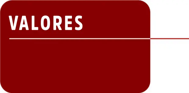 Etiqueta Valores